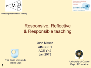 Responsible Responsive Teaching