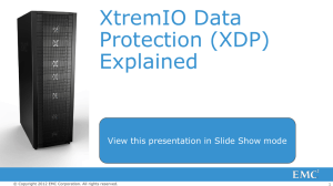 XtremIO Data Protection (XDP) Explained