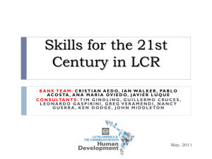LAC Skills for the 21st century Emerging Messages