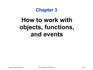 Chapter 3 Slideshow - Web Development at LCSC