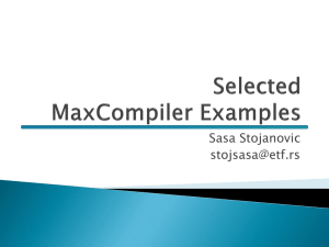 11. Maxeler-examples