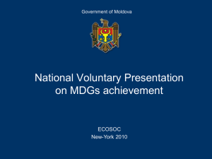 MDG in Moldova