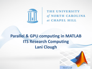 Parallel Matlab