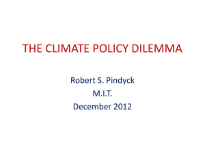 THE CLIMATE POLICY DILEMMA