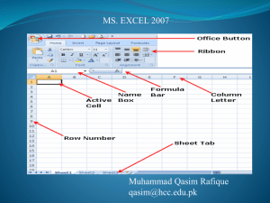 Excel 2007 Presentation |