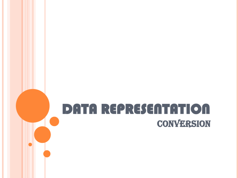 data representation and number system ppt