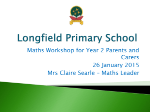 Year 2 Maths Workshop Presentation