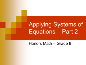 6-5.2a Applying Systems of Equations Part 2