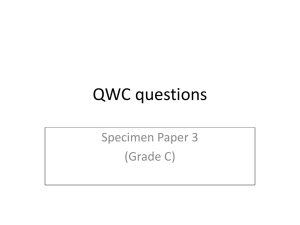 QWC questions - Suffolk Maths