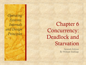 Deadlock and Starvation
