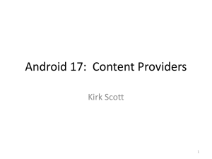 Android17ContentProviders