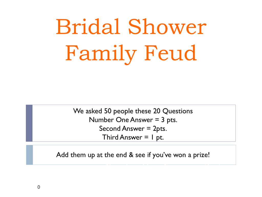 baby shower twin family feud questions