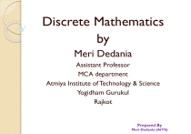 Poset Discrete Math Discrete Mathematics: POSET Question Bank