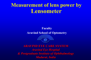 Lensometer