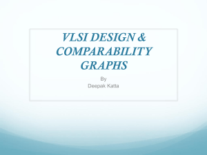 VLSI DESIGN & COMPARABILITY GRAPHS