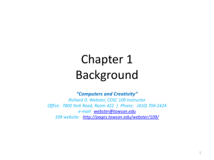 Chapter 1 Background