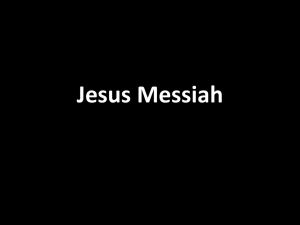 Jesus Messiah - Mike Speck Ministries