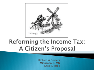 Slide Show - taxreformproposal.org
