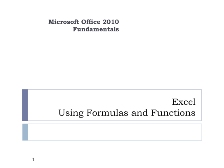 Excel Lesson 3 Using Formulas And Functions 2863