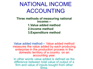 NATIONAL INCOME ACCOUNTING