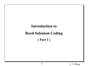 Introduction to Reed