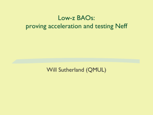 proving acceleration and N_eff