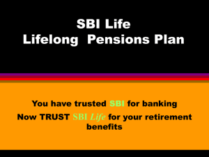 SBI Life Pension Scheme