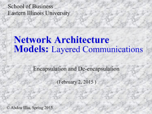 Network Architecture Models - Eastern Illinois University