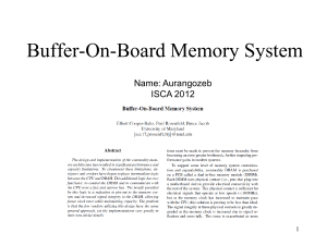 Buffer-On-Board Memory System (5/24)