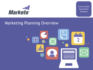 Marketing Program Planning
