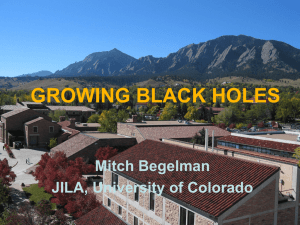 Growing Black Holes (Begelman)