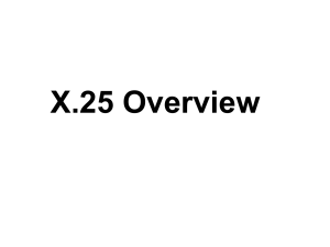 X.25 Overview