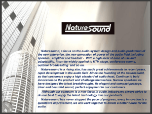 Products - Naturesound.us