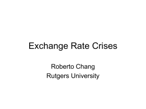 Exchange Rate Crises