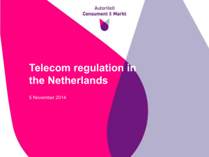 Telecom regulation in the Netherlands