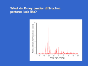 x-ray patterns 1