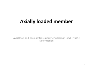 Translation of axially loaded members