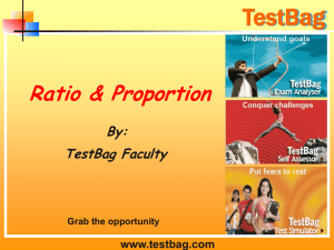 Presentation Ratio and proportion.txt