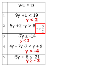 3. The sum of two integers is greater than 23. One integer is 5 less