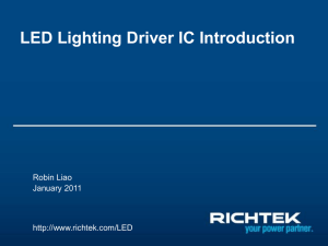 LED Lighting Driver IC Introduction