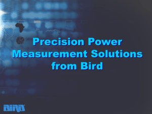 Precision Power Measurement Calorimetric Power Meters