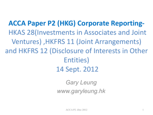 HKAS 28 Investments in Associates and Joint