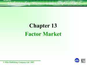 Ch 13 Factor market