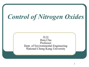 Control of Nitrogen Oxides