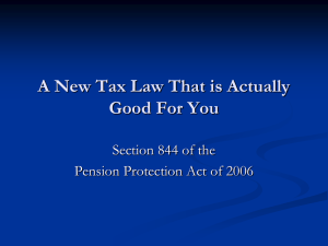 A New Tax Law That is Actually Good For You