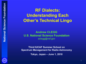 Units, dB & stuff: understanding each others` lingo - Clegg