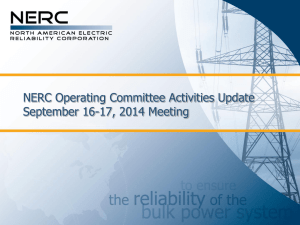 NERC OC Report - WECC October 2014 Update r1