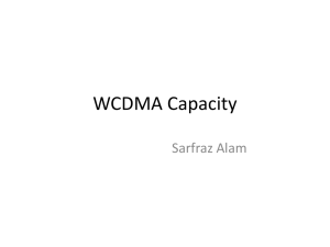 WCDMA Capacity ()
