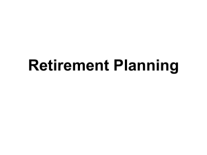 Retirement Planning - Personal Finance Calculators