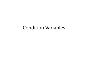 Condition Variables